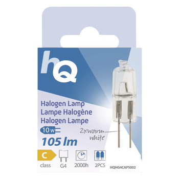 HQHG4CAPS002 Halogeenlamp g4 capsule 10 w 105 lm 2800 k Verpakking foto